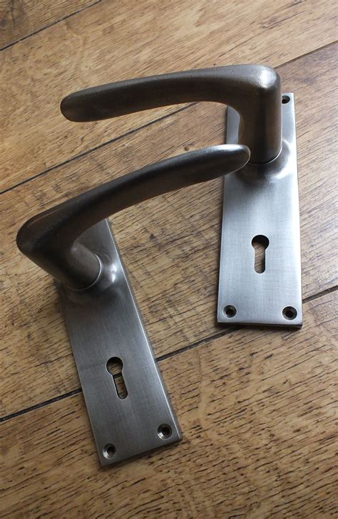 pewter external door handles.